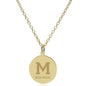 Morehouse 14K Gold Pendant & Chain Shot #2