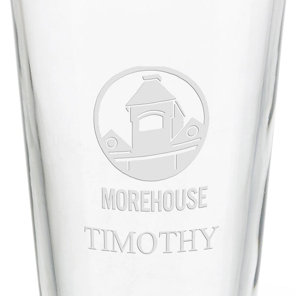 Morehouse College 16 oz Pint Glass- Set of 2 Shot #3