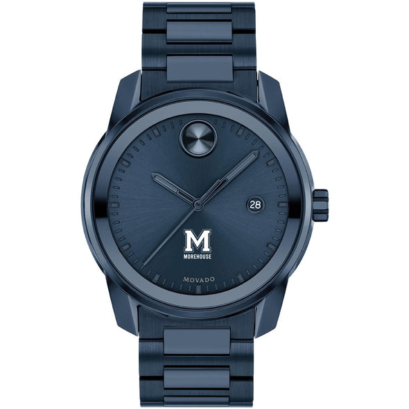Morehouse College Men&#39;s Movado BOLD Blue Ion with Date Window Shot #2