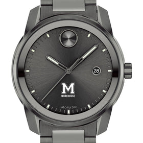Morehouse College Men&#39;s Movado BOLD Gunmetal Grey with Date Window Shot #1