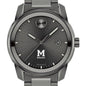Morehouse College Men's Movado BOLD Gunmetal Grey with Date Window Shot #1