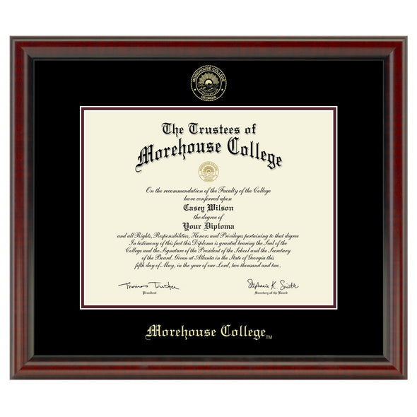 Morehouse Diploma Frame, the Fidelitas Shot #1
