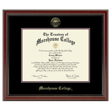 Morehouse Diploma Frame, the Fidelitas Shot #1