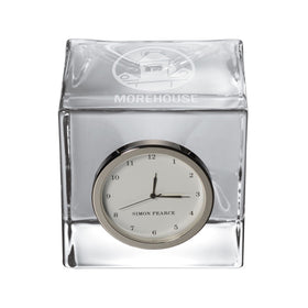 Morehouse Glass Desk Clock by Simon Pearce Shot #1