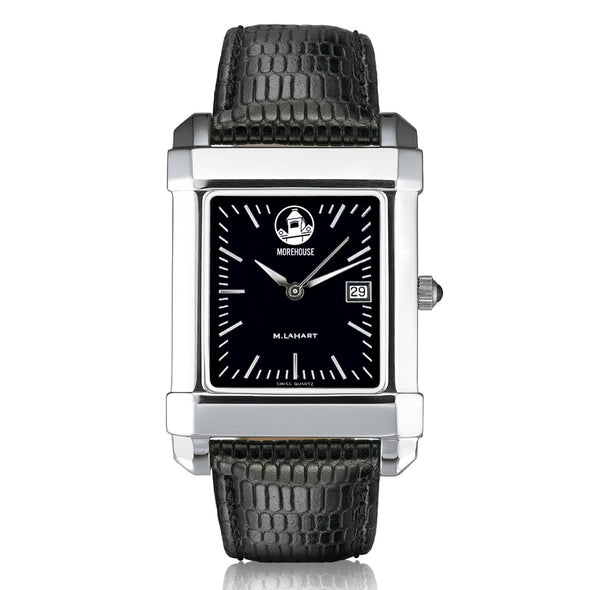 Morehouse Men's Black Quad with Leather Shot #2