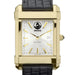Morehouse Men's Gold Watch with 2-Tone Dial & Leather Strap at M.LaHart & Co.