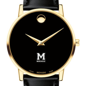 Morehouse Men&#39;s Movado Gold Museum Classic Leather Shot #1