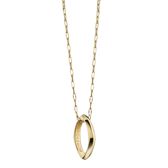 Morehouse Monica Rich Kosann Poesy Ring Necklace in Gold Shot #2
