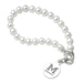 Morehouse Pearl Bracelet with Sterling Silver Charm