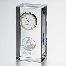 Morehouse Tall Glass Desk Clock by Simon Pearce Shot #1