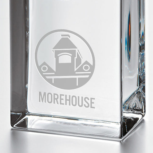 Morehouse Tall Glass Desk Clock by Simon Pearce Shot #2