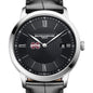 MS State Men's Baume et Mercier 40mm Classima Quartz Watch with Black Dial & Black Leather Strap Shot #1