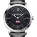 MS State Men's Baume et Mercier 40mm Classima Quartz Watch with Black Dial & Black Leather Strap