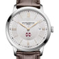MS State Men's Baume et Mercier 40mm Classima Quartz Watch with Silver Dial & Dark Brown Leather Strap Shot #1