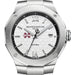 MS State Men's Baume et Mercier 42mm Riviera Watch with White Dial & Bracelet