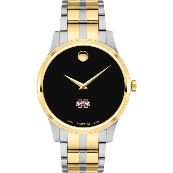MS State Men's Movado Collection Two-Tone Watch with Black Dial Shot #2
