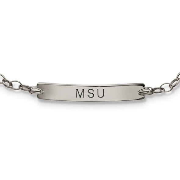 MS State Monica Rich Kosann Petite Poesy Bracelet in Silver Shot #2