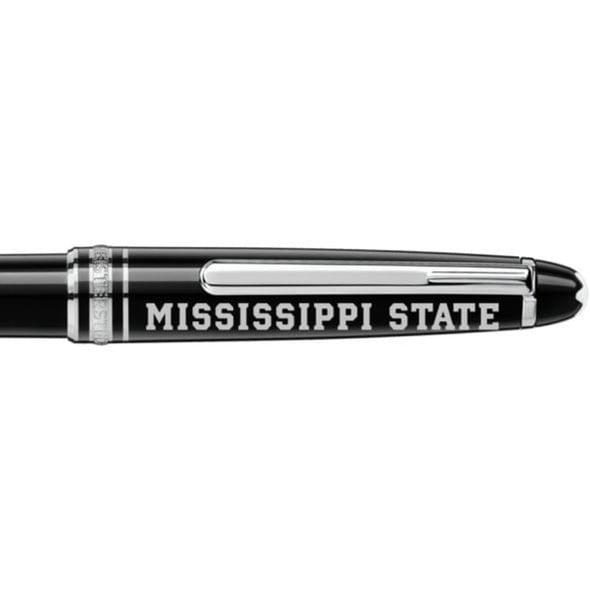 MS State Montblanc Meisterstück Classique Ballpoint Pen in Platinum Shot #2