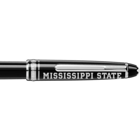 MS State Montblanc Meisterstück Classique Rollerball Pen in Platinum Shot #2