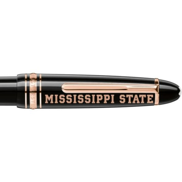 MS State Montblanc Meisterstück LeGrand Ballpoint Pen in Red Gold Shot #2