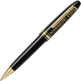 MS State Montblanc Meisterstück Midsize Ballpoint Pen in Gold Shot #1
