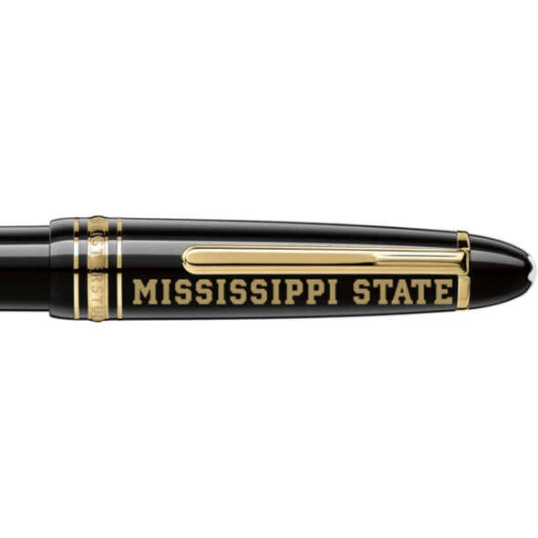 MS State Montblanc Meisterstück Midsize Ballpoint Pen in Gold Shot #2