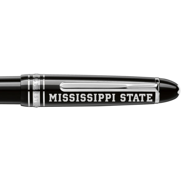 MS State Montblanc Meisterstück Midsize Platinum-Coated Ballpoint Pen Shot #2