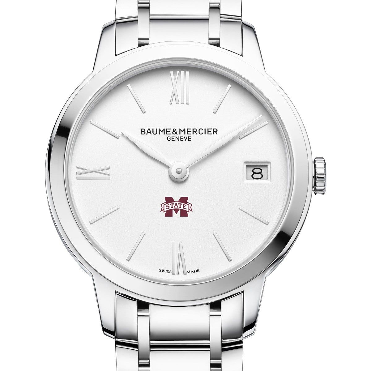 MS State Women's Baume et Mercier 31mm Classima Watch with White Dial ...
