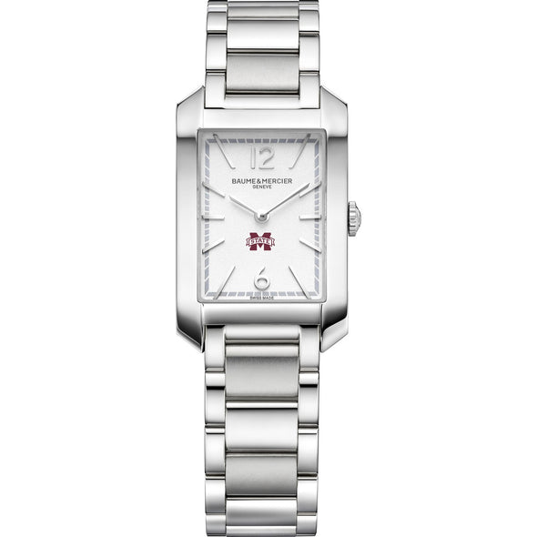 MS State Women's Baume et Mercier 35X22mm Hampton Watch with Silver Dial & Bracelet Shot #2