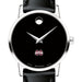 MS State Women's Movado Museum with Leather Strap