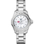 MS State Women's TAG Heuer Steel Aquaracer with Diamond Dial & Bezel Shot #2