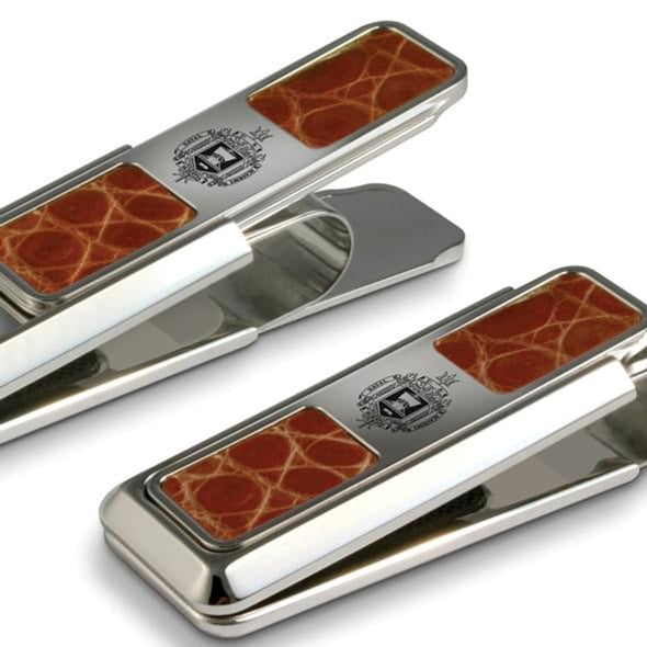 Naval Academy Cognac Alligator M-Clip Shot #2