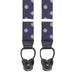 Naval Academy Insignia Suspenders in Blue