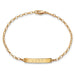 Naval Academy Monica Rich Kosann Petite Poesy Bracelet in Gold