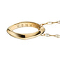 Naval Academy Monica Rich Kosann Poesy Ring Necklace in Gold Shot #3
