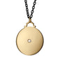 Naval Academy Monica Rich Kosann Round Charm in Gold with Stone Shot #1