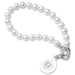 Naval Academy Pearl Bracelet with Sterling Silver Charm