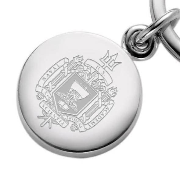 Naval Academy Sterling Silver Key Ring Shot #2