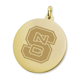 NC State 14K Gold Charm Shot #1