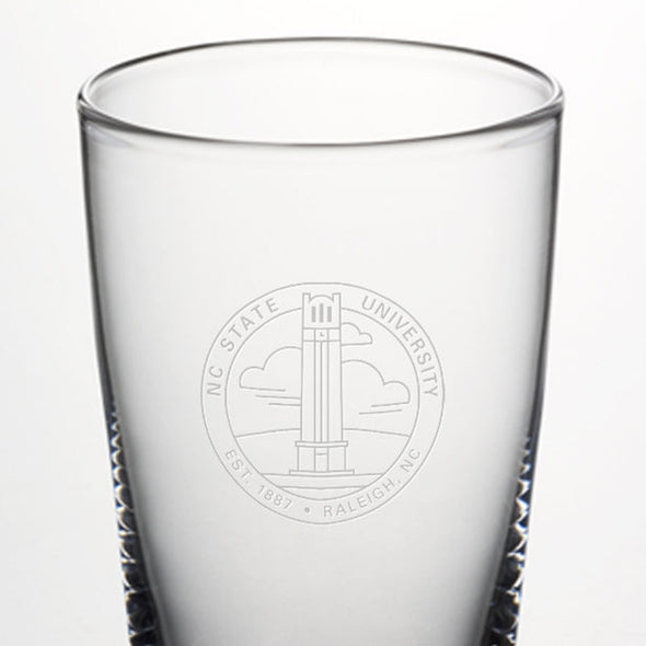 NC State Ascutney Pint Glasses by Simon Pearce Shot #2