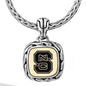 NC State Classic Chain Necklace by John Hardy with 18K Gold Shot #3