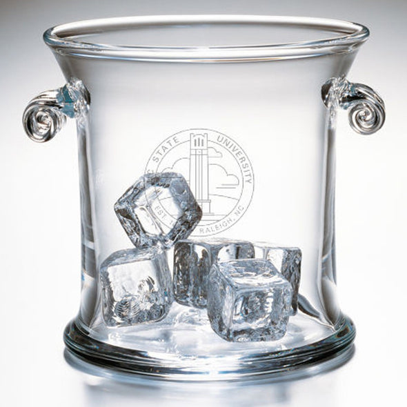 NC State Glass Ice Bucket by Simon Pearce Shot #2