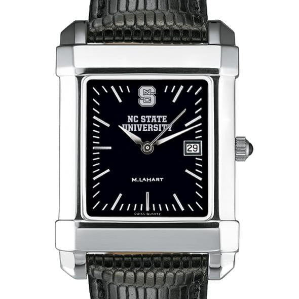 NC State Men's Black Quad with Leather Shot #1