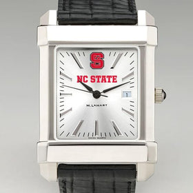 NC State Men&#39;s Collegiate Watch with Leather Strap Shot #1