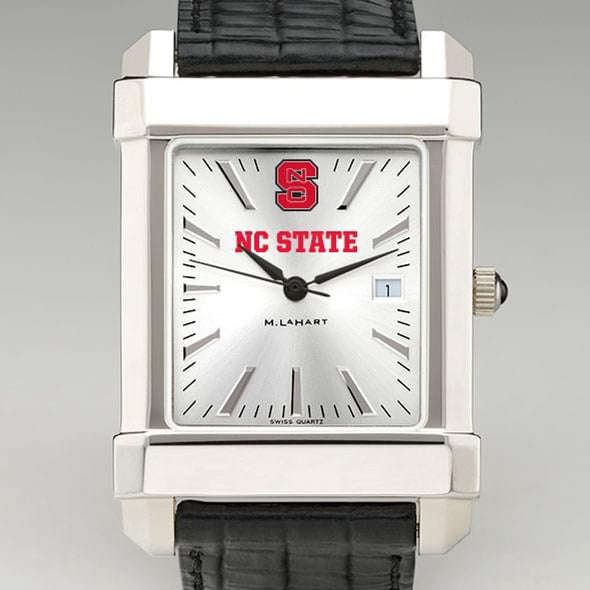 NC State Men&#39;s Collegiate Watch with Leather Strap Shot #1