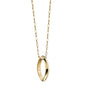 NC State Monica Rich Kosann Poesy Ring Necklace in Gold Shot #1