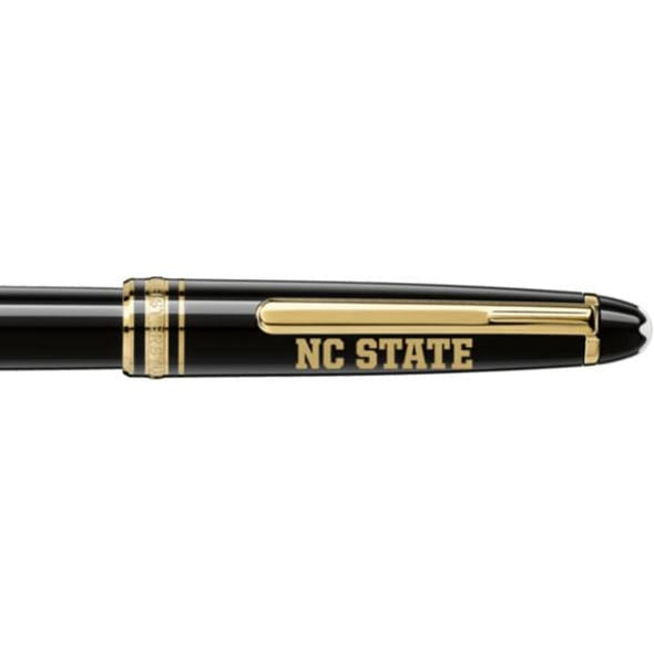 NC State Montblanc Meisterstück Classique Rollerball Pen in Gold Shot #2