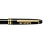NC State Montblanc Meisterstück Classique Rollerball Pen in Gold Shot #2