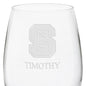 NC State Red Wine Glasses - Set of 2 Shot #3