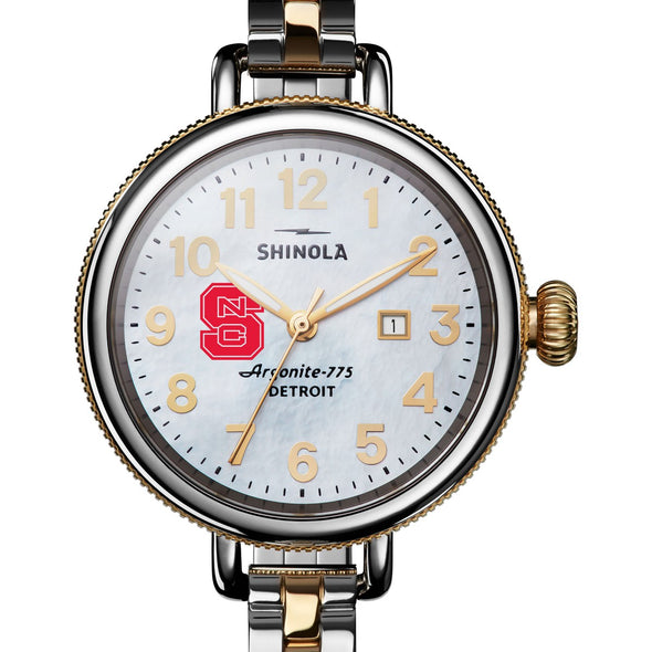 NC State Shinola Watch, The Birdy 34 mm MOP Dial Shot #1